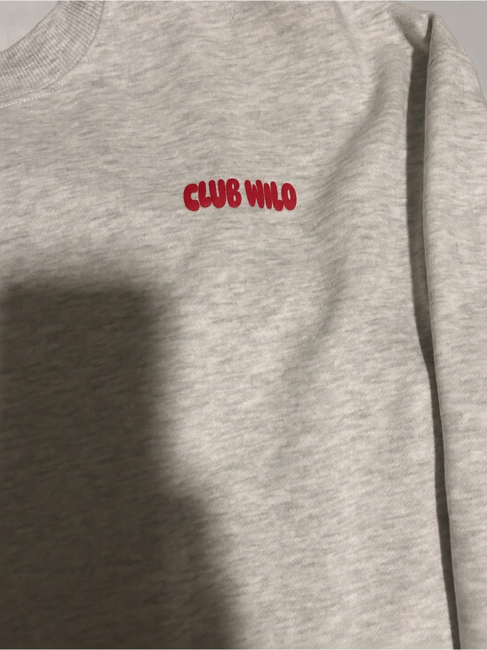 WILO Light Gray Crewneck Sweatshirt - Picture 2 of 3